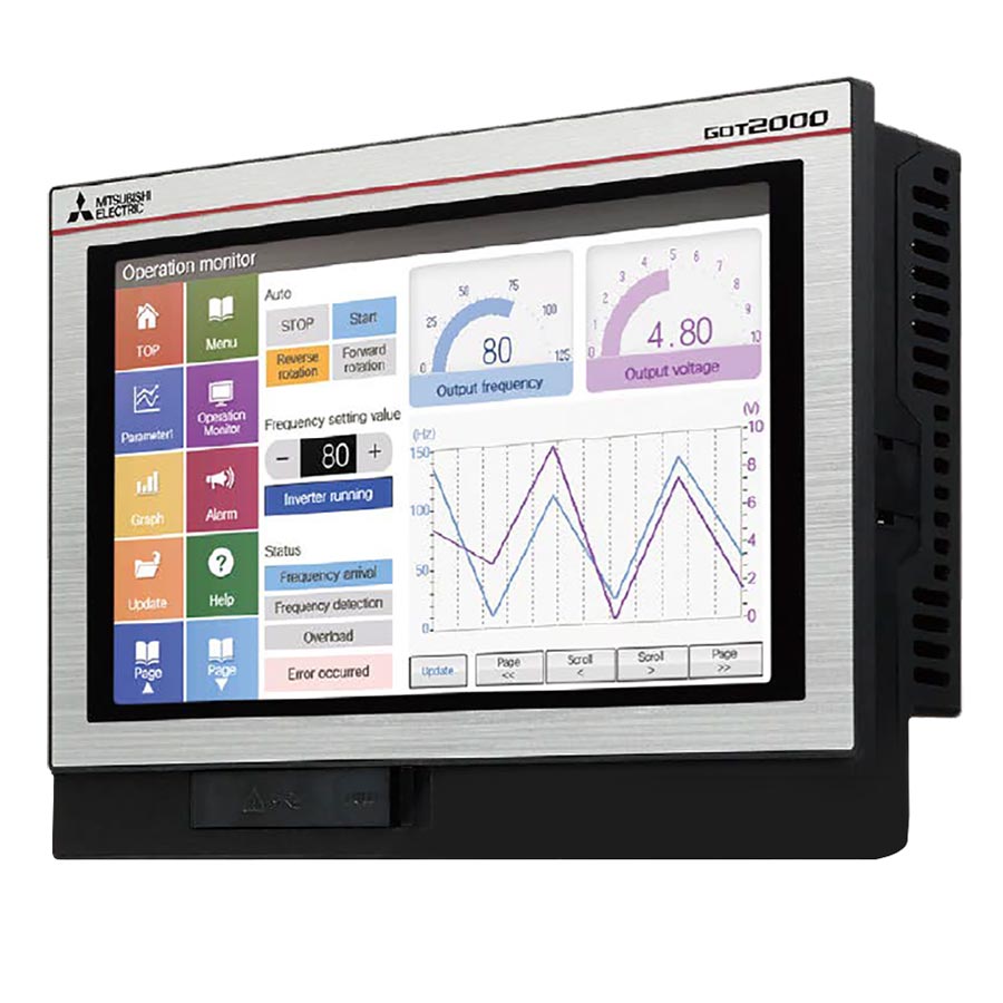 Mitsubishi Electric GT2107 Wide Series Human Machine Interface (HMI)