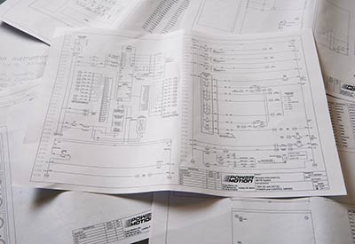 Electrical Schematic Design Assembled Systems